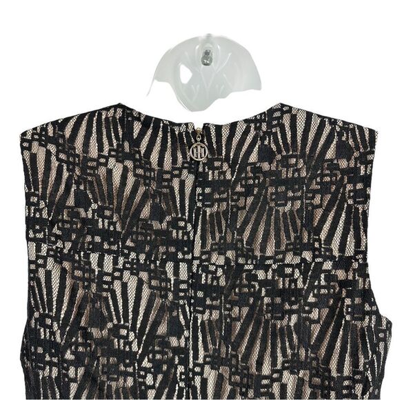 Tommy Hilfiger Black Lace Dress Sleeveless Middle Length Sz 6 NWT - Picture 8 of 13